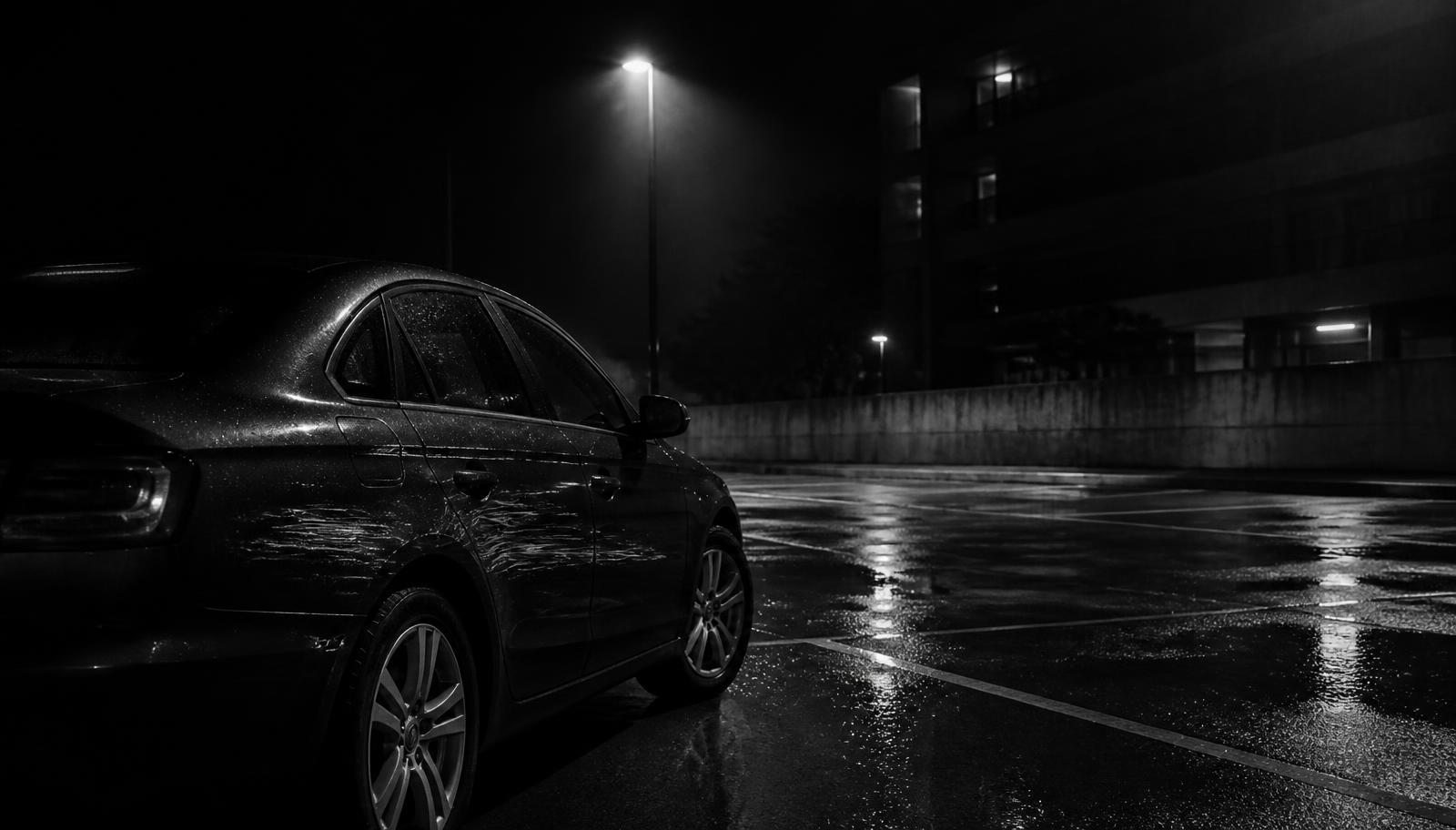 Car damaged by a hit and run or uninsured driver awaiting assessment in Cardiff